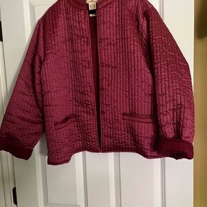Light weight quilted jacket from April Cornell. Size M.